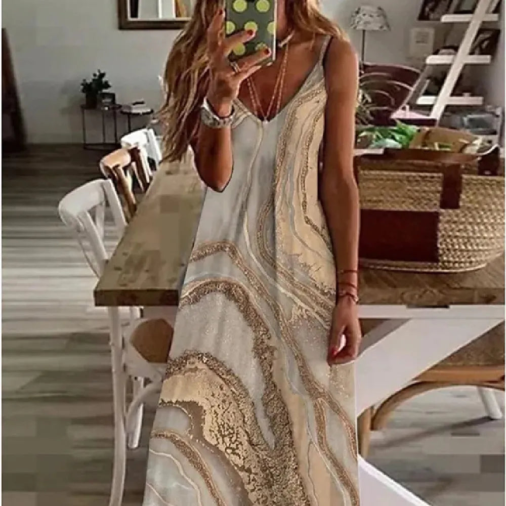 Women’s Suspender Dress Casual Sleeveless Summer Style