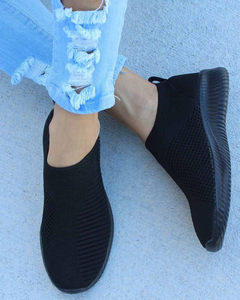 Women's Orthopedic Slip-On Shoes with Cushioned Sole