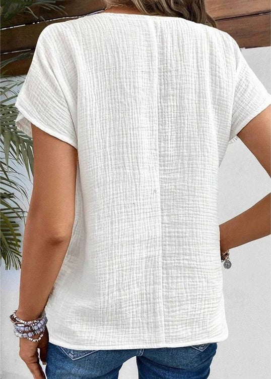 Ellen | Stylish Button-Down Collared Top