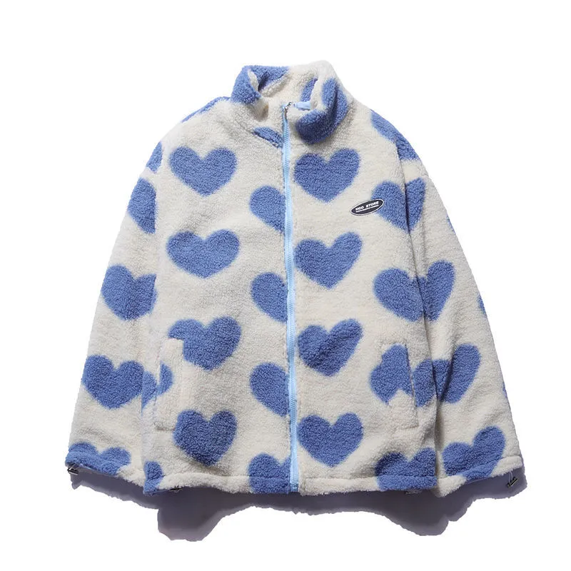 Carys | Double sided heart coat