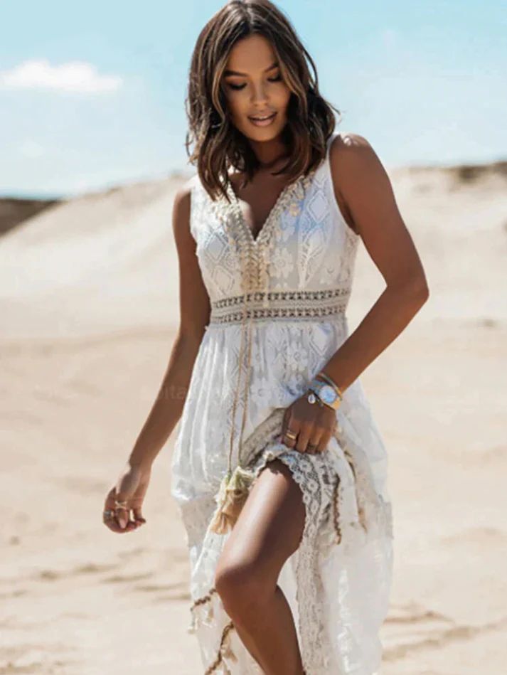 Samantha – Lace Maxi Dress