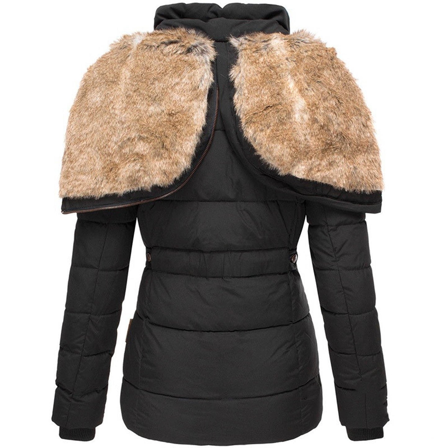 Eira | Warm winter coat with fur lining