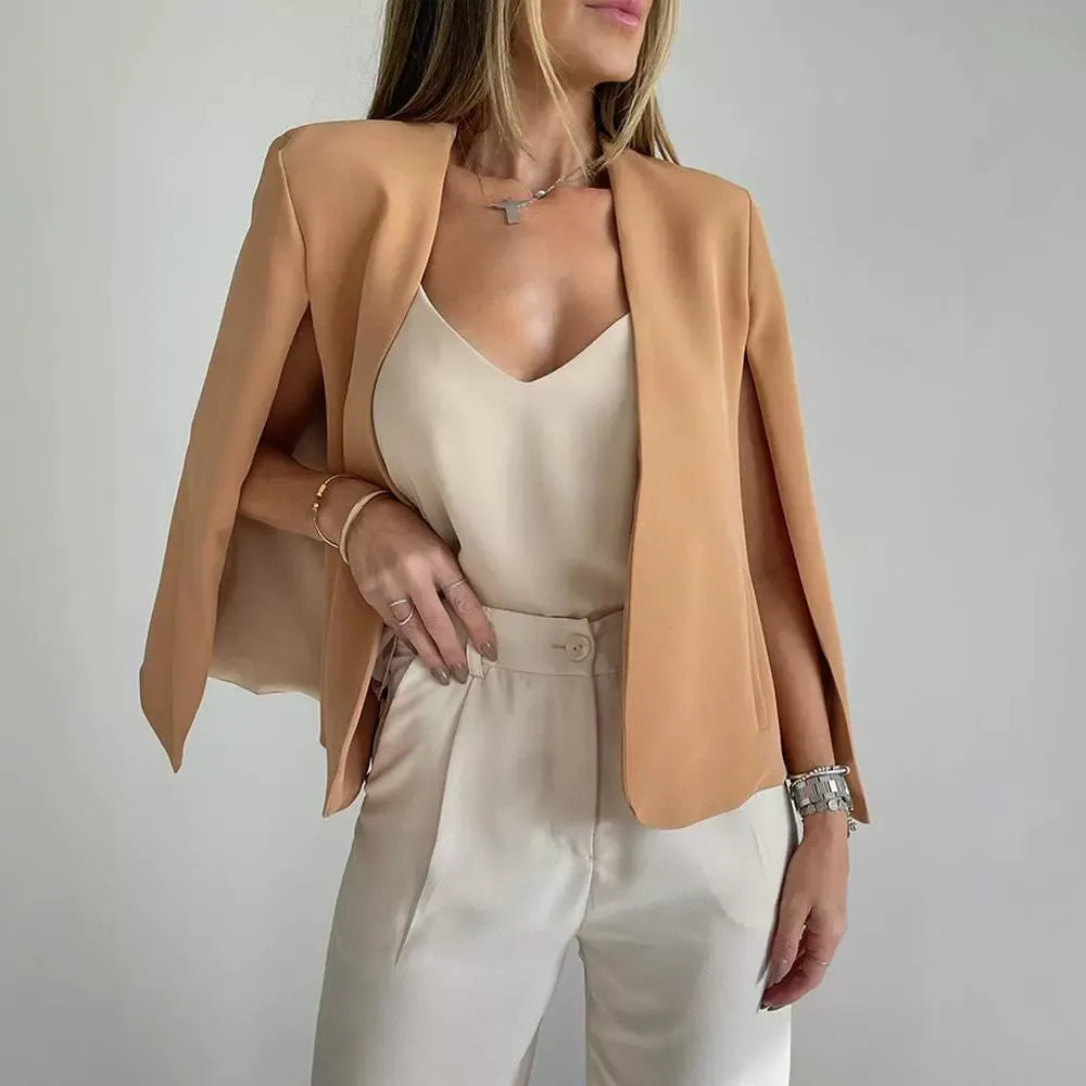 Women’s Cape Sleeve Jacket Long Sleeve Cloak Cardigan