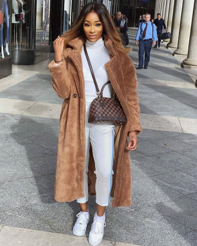 Aurelia® | Elegant long teddy coat