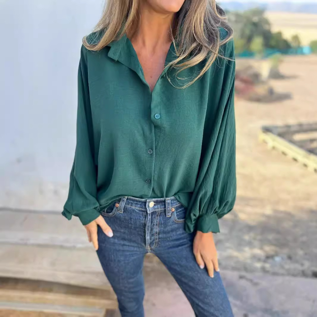 Nathalie™ | Elegant oversized blouse