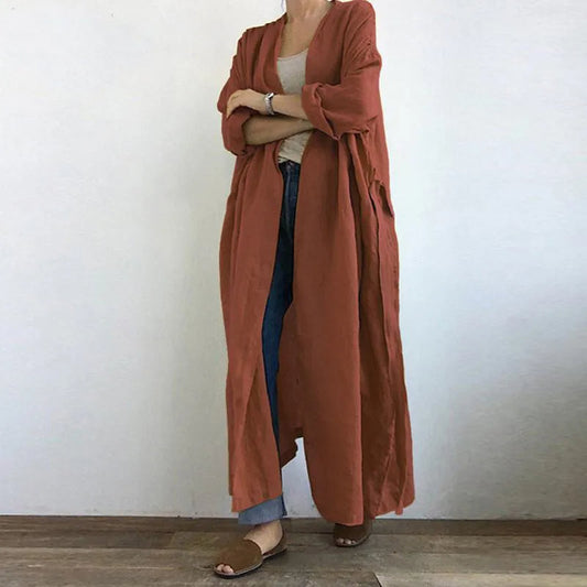 Isis® | Coat Casual long trench coat for women