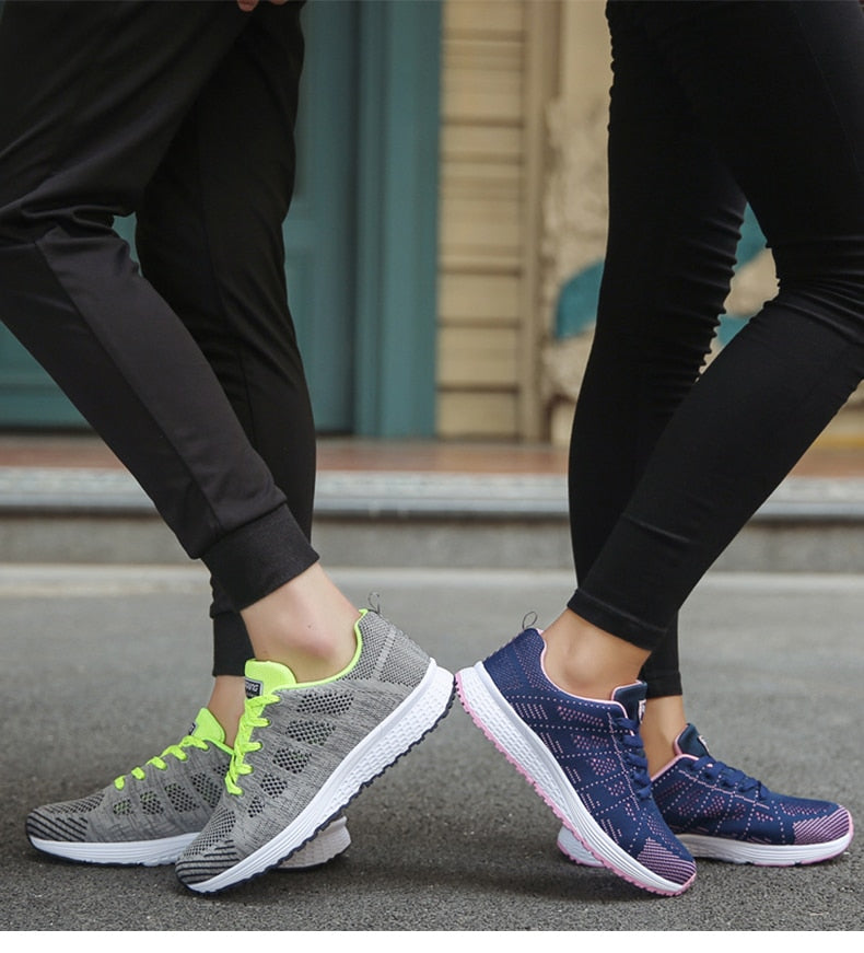 Women's Lace-Up Sneakers