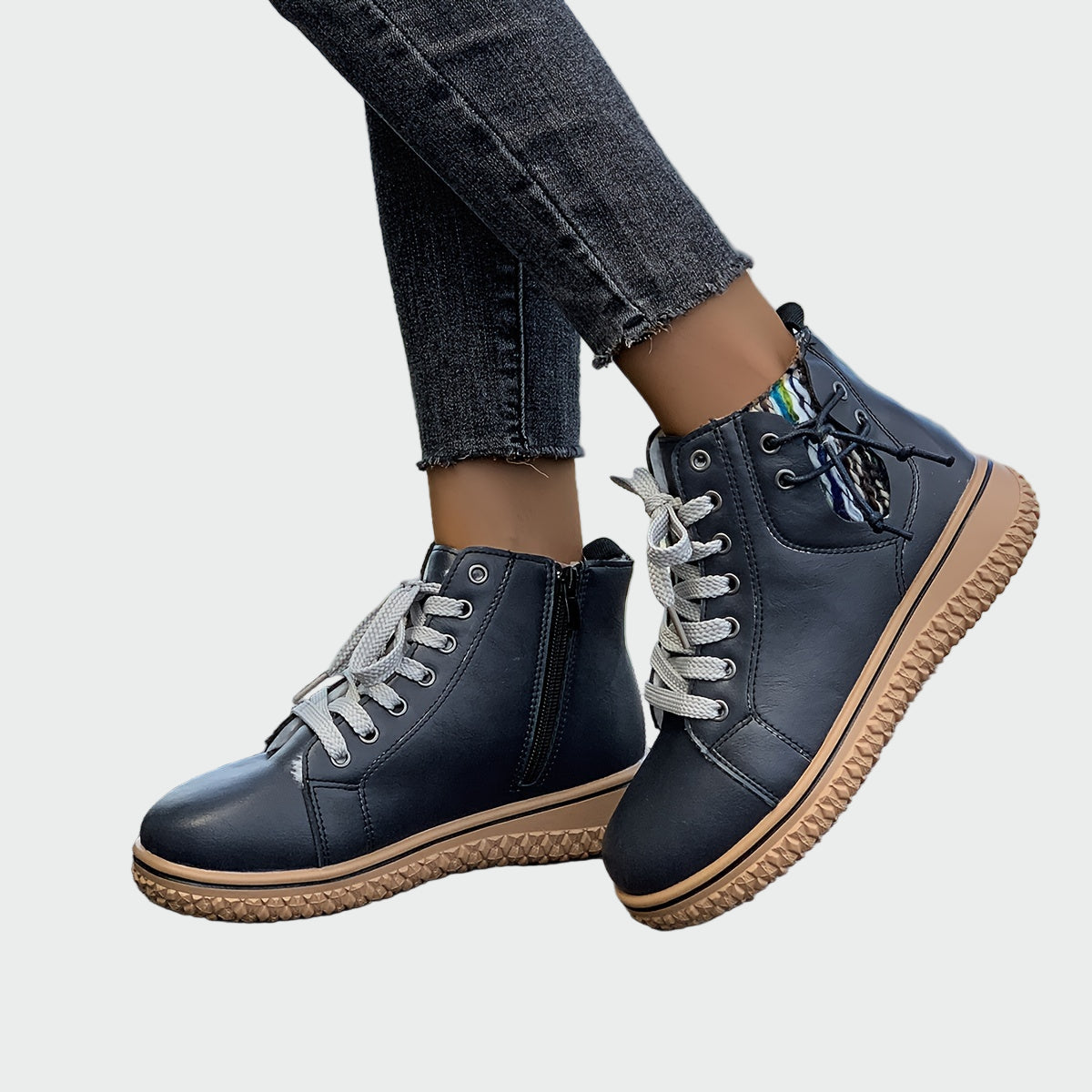 Orthopaedic Leather Ankle Boots