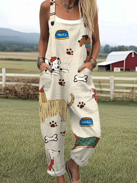 AVALORIA – VINTAGE FLORAL JUMPSUIT FOR WOMEN
