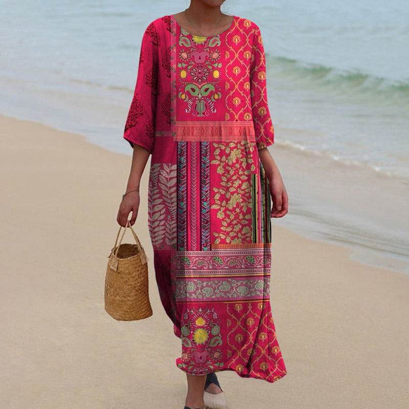 Judy – Relaxed Fit Bohemian Maxi Dress