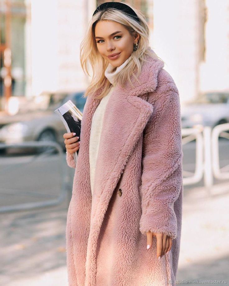 Aurelia® | Elegant long teddy coat