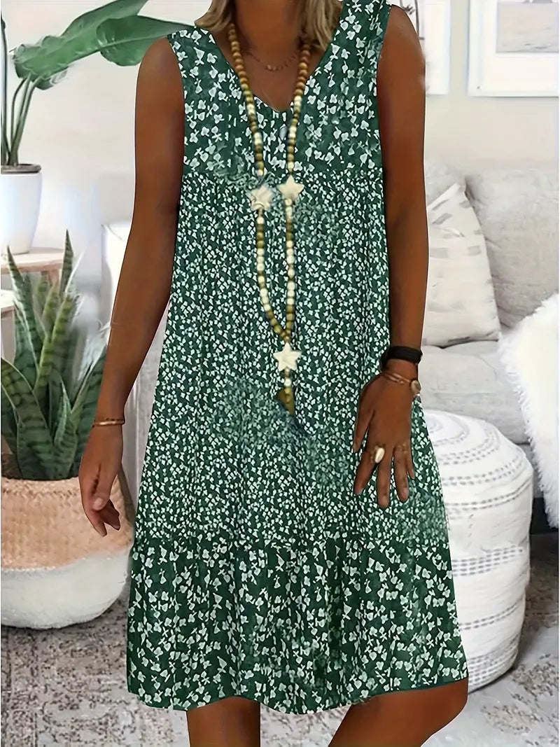 Avenelle – Sleeveless Floral Dress