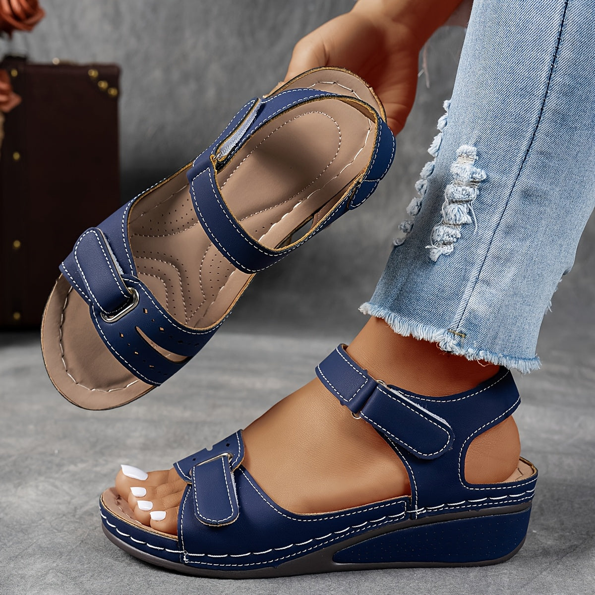 Women's Orthopedic Comfort Sandals with Adjustable Straps