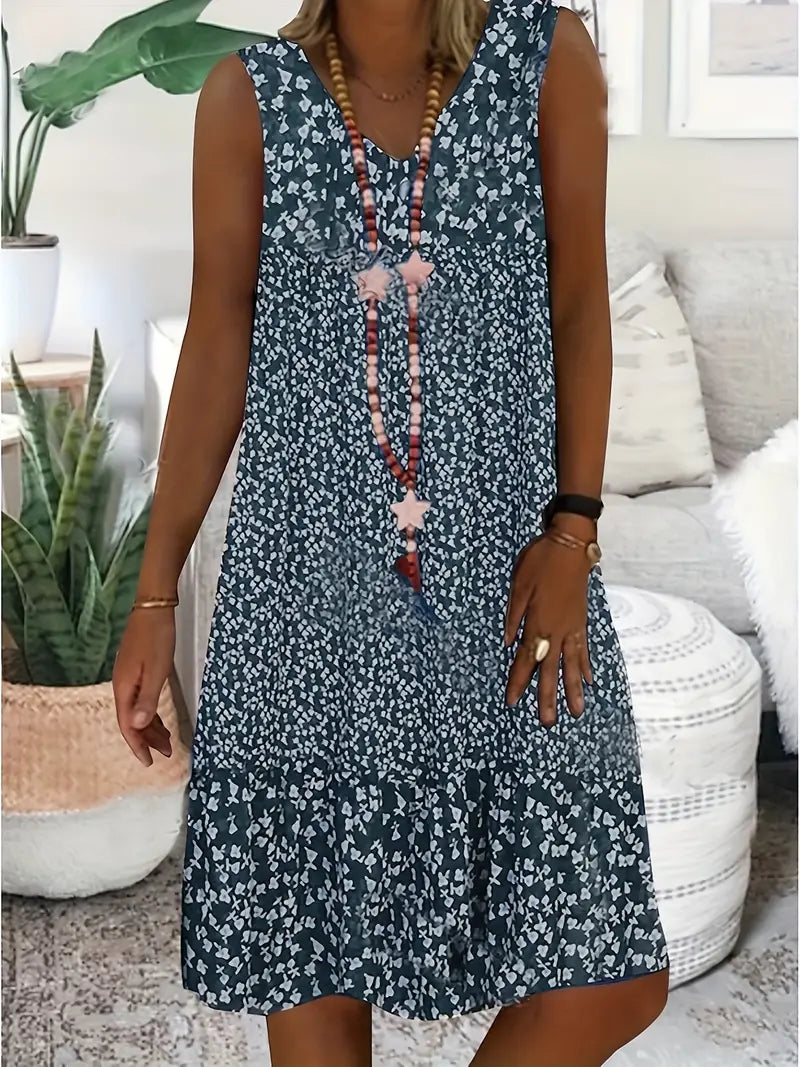 Avenelle – Sleeveless Floral Dress