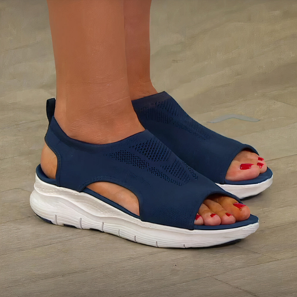 Women's Orthopedic Sandals with Open Toe and Cushioned Sole