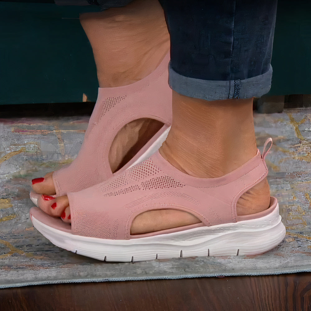 Women's Orthopedic Sandals with Open Toe and Cushioned Sole