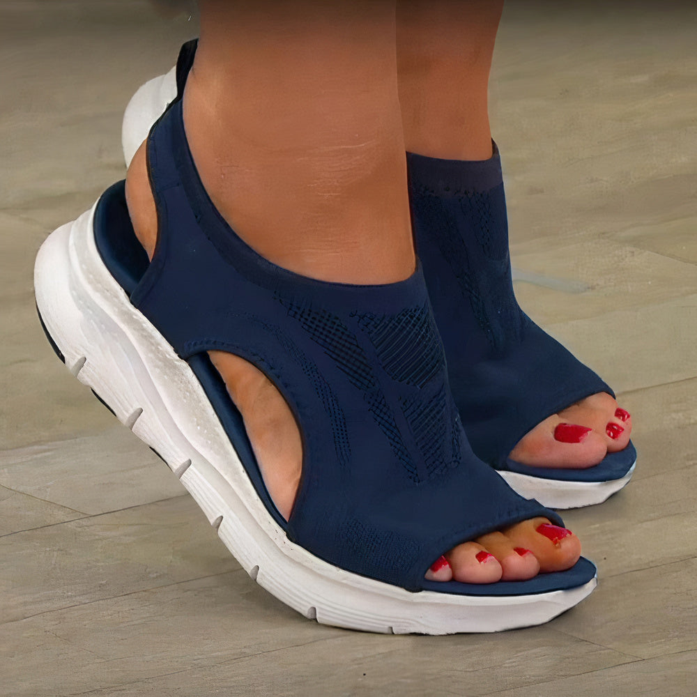Women's Orthopedic Sandals with Open Toe and Cushioned Sole