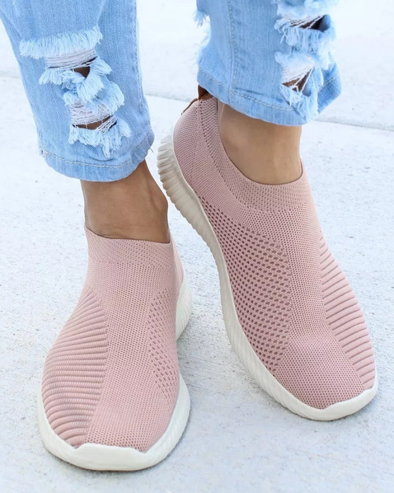 Women's Orthopedic Slip-On Shoes with Cushioned Sole