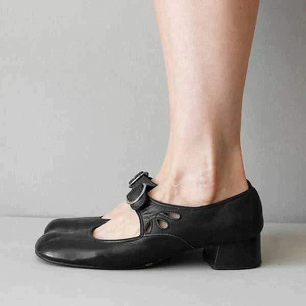 Women's Orthopedic Buckle Strap Low-Heel Comfort Walking Sandals