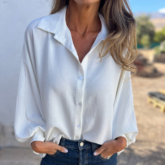 Nathalie™ | Elegant oversized blouse