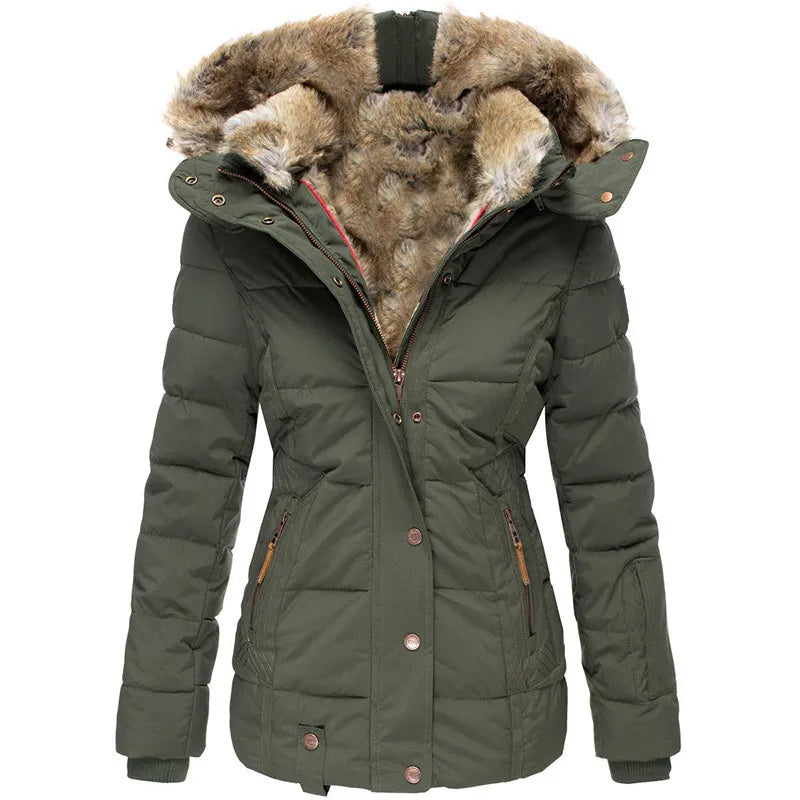 Eira  | Warm winter coat with fur lining