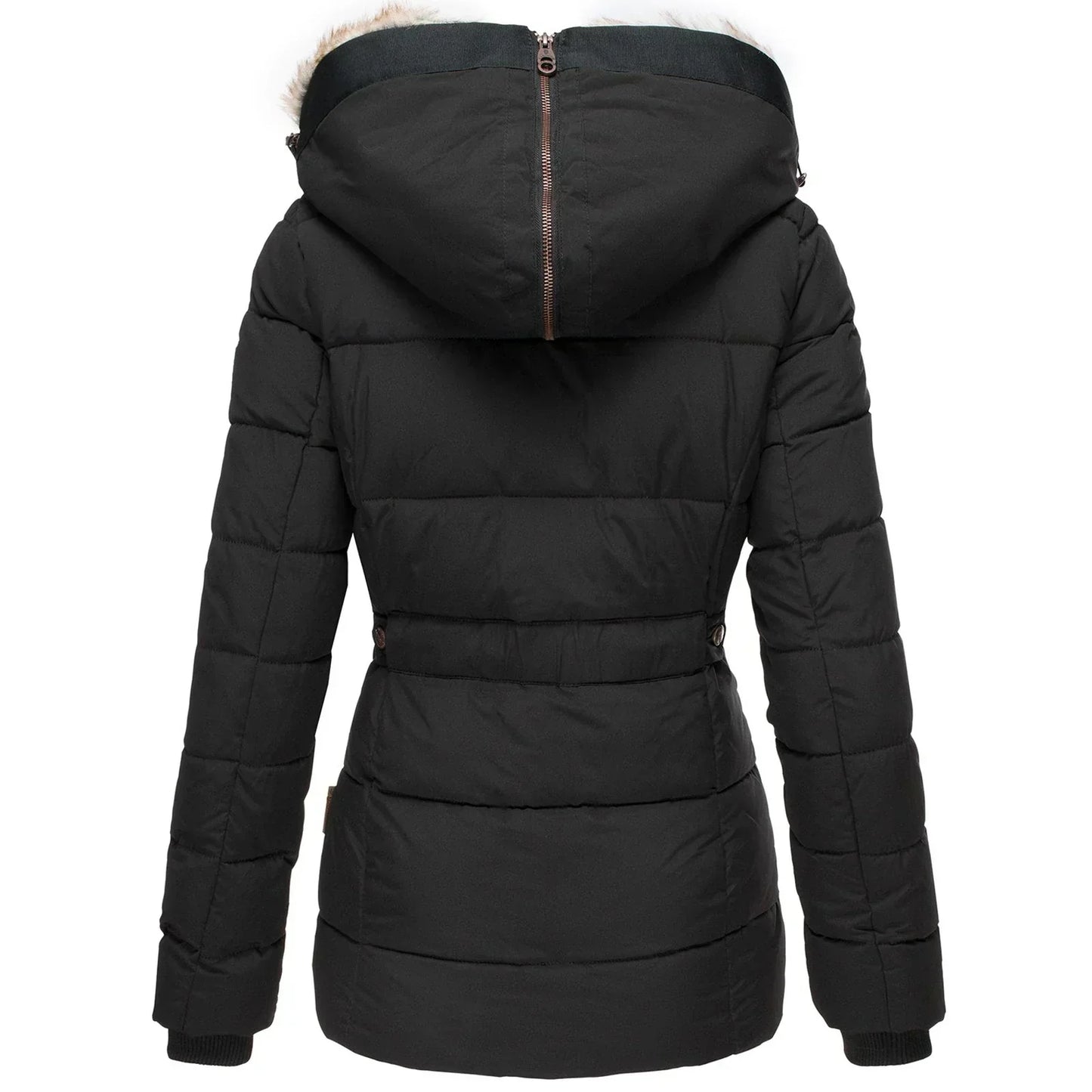 Eira  | Warm winter coat with fur lining
