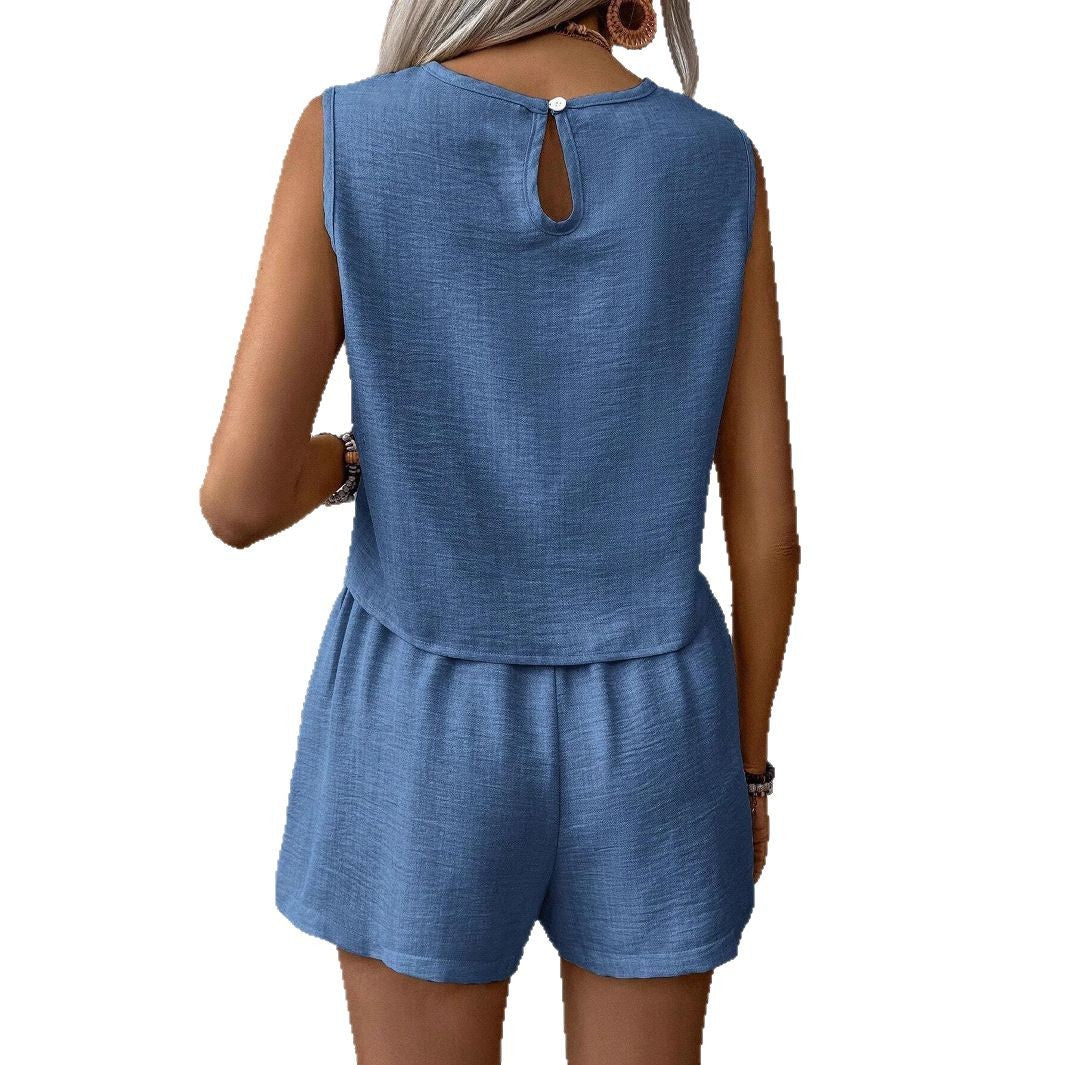 Noa – Sleeveless Two-Piece Set
