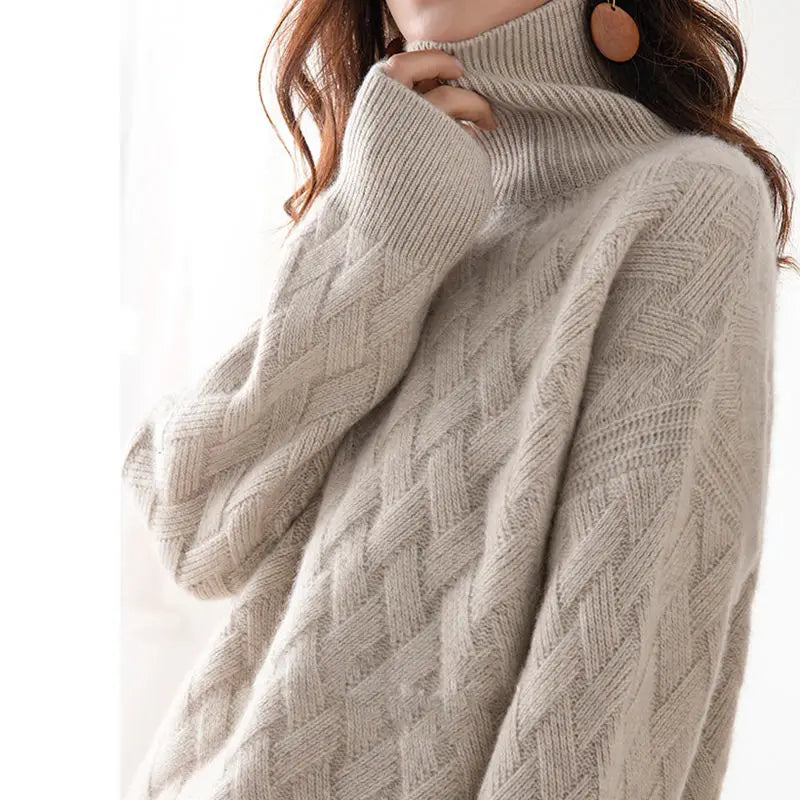 Cherry - Autumn Turtleneck Jumper