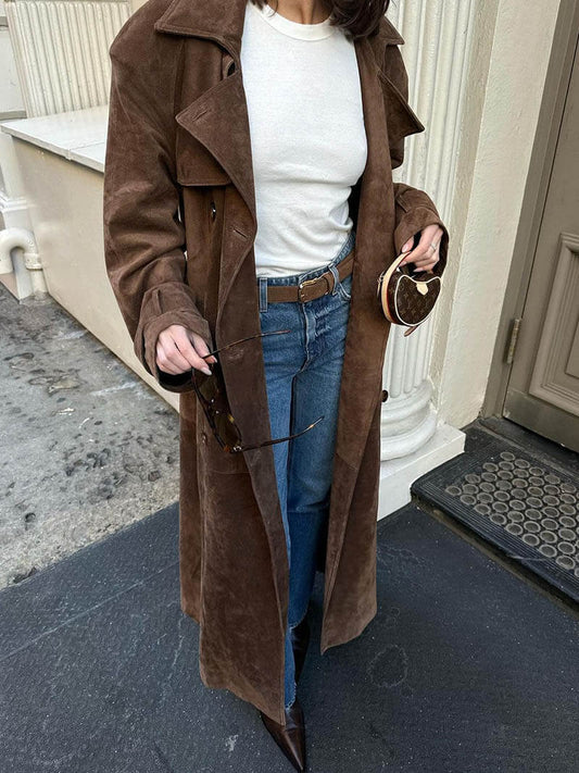 Estela | Elegant classic trench coat for women