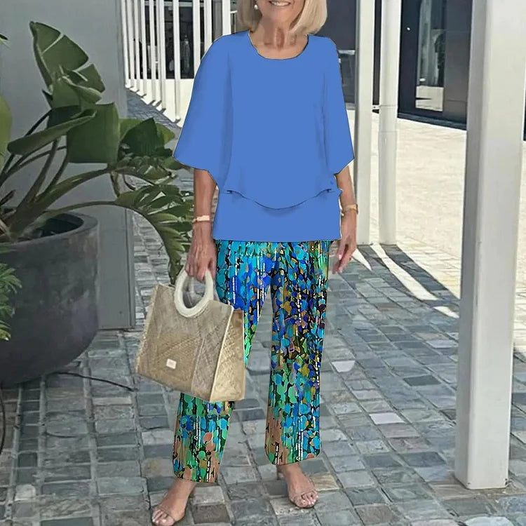 Monique | Trendy Printed Two-Piece Set
