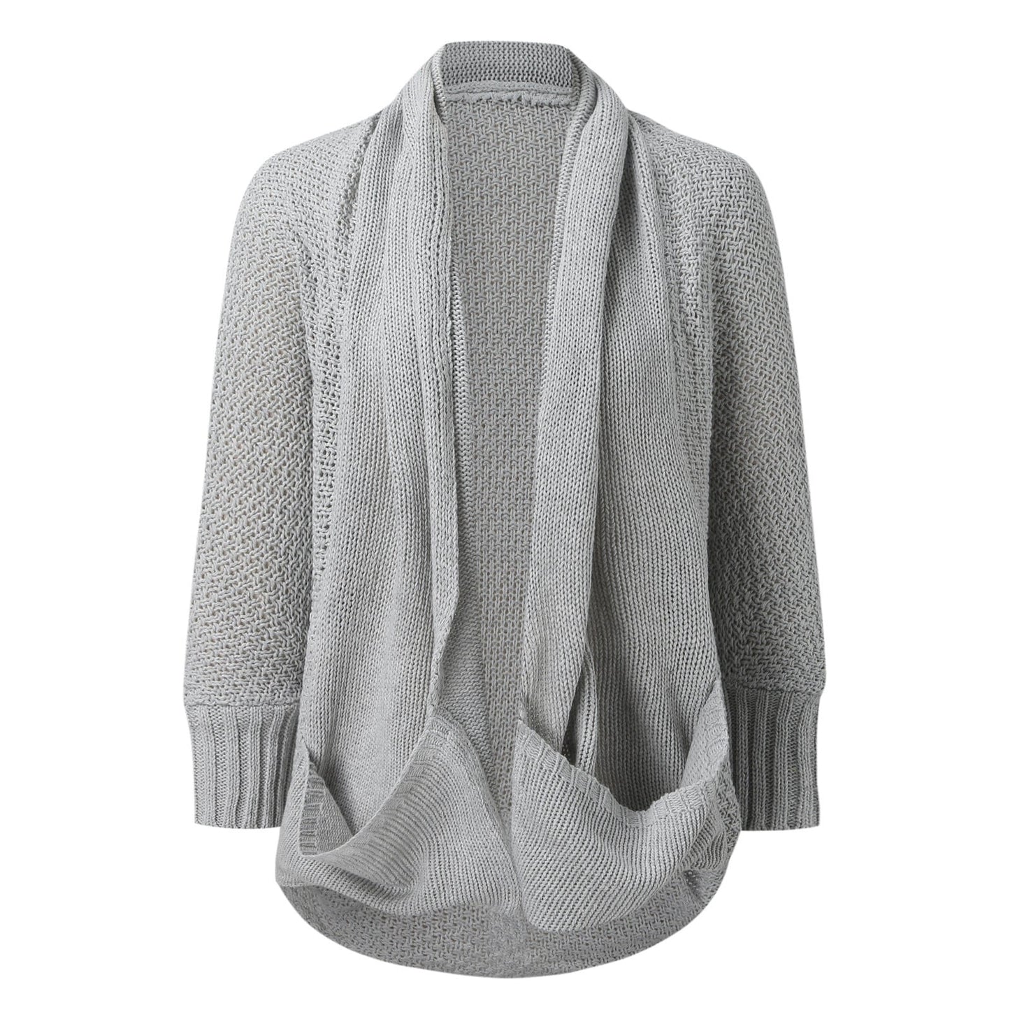Celivra™ Batwing Knit Cardigan – Effortless Draped Elegance | Shop Yours Today