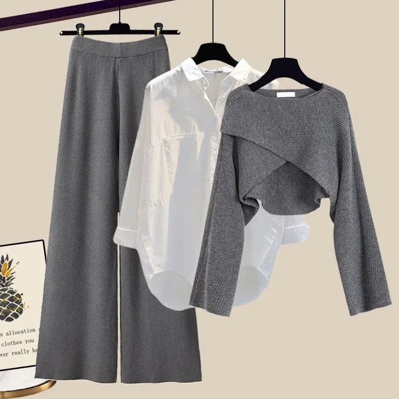 Tina - Comfortable three-piece long-sleeved set