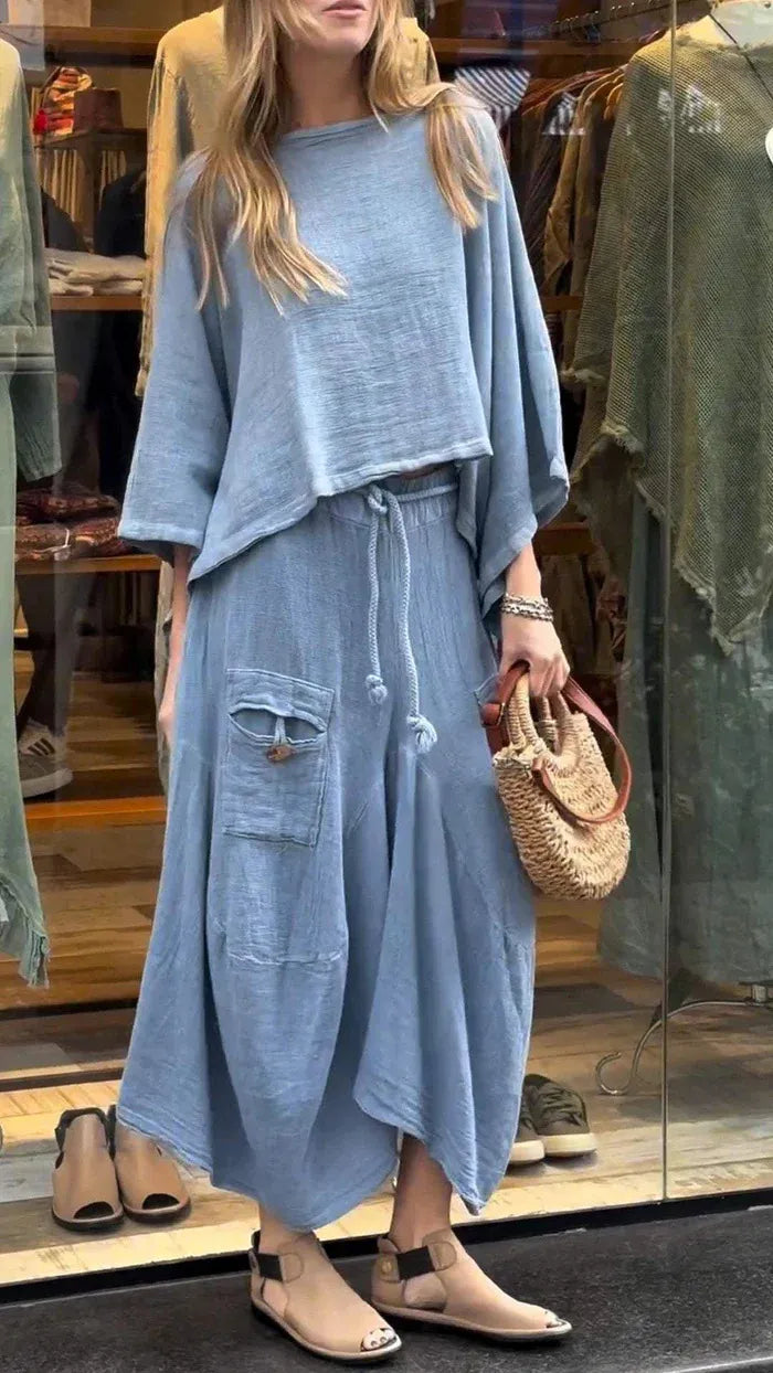 Women’s Two Piece Dress Set Casual Loose Outfit