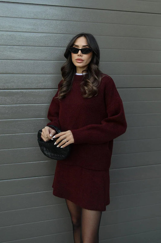 NEVA™ - 2-piece set (Sweater + Skirt)