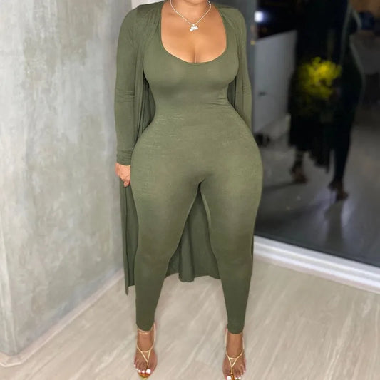 Marivelle™ Long Sleeve Jumpsuit – Modern Elegance Meets Effortless Comfort | Shop Yours Today