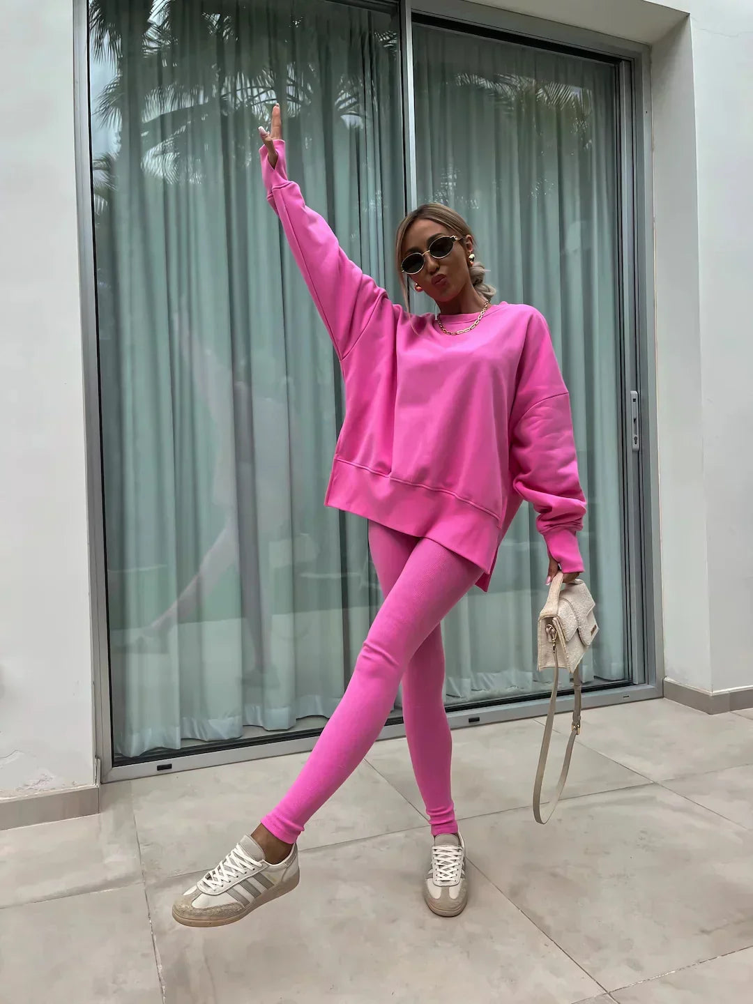 Amara | Coordinated Set with Oversized Sweatshirt and Leggings