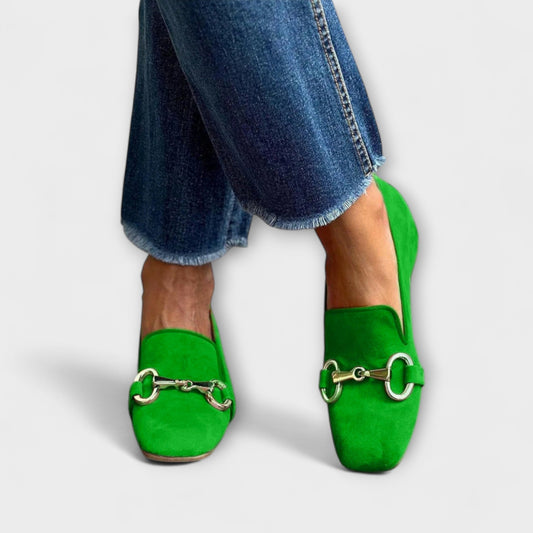Taliah – Ballerinas with Square Toe and Buckle