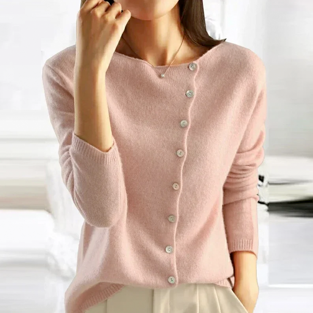 Velice® - Button Sweater - Women's Soft Knit Cardigan, Stylish and Versatile Layer