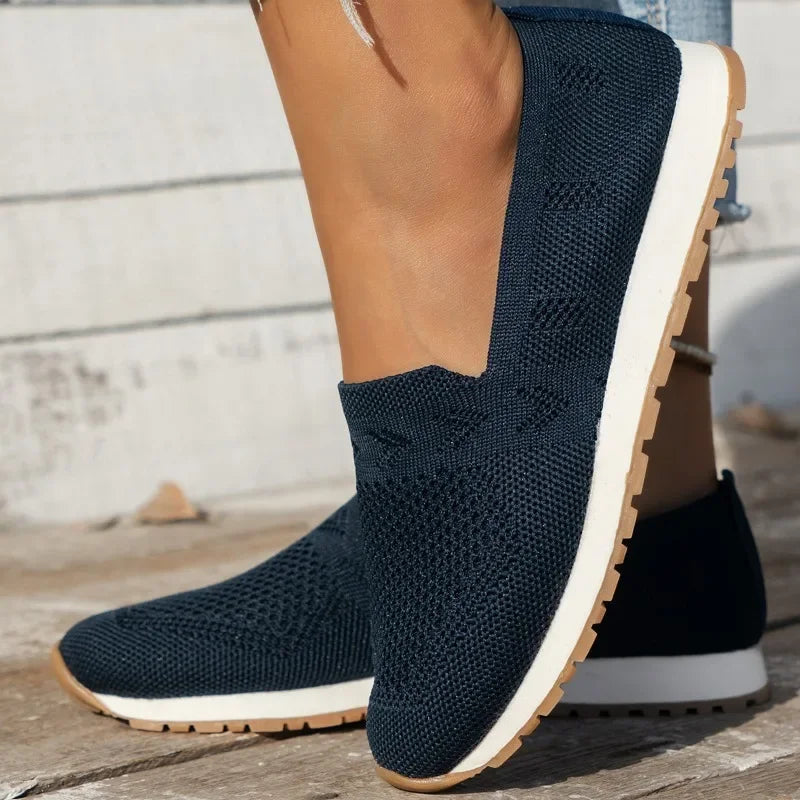 Women's Lightweight Slip-On Loafers with Cushioned Sole