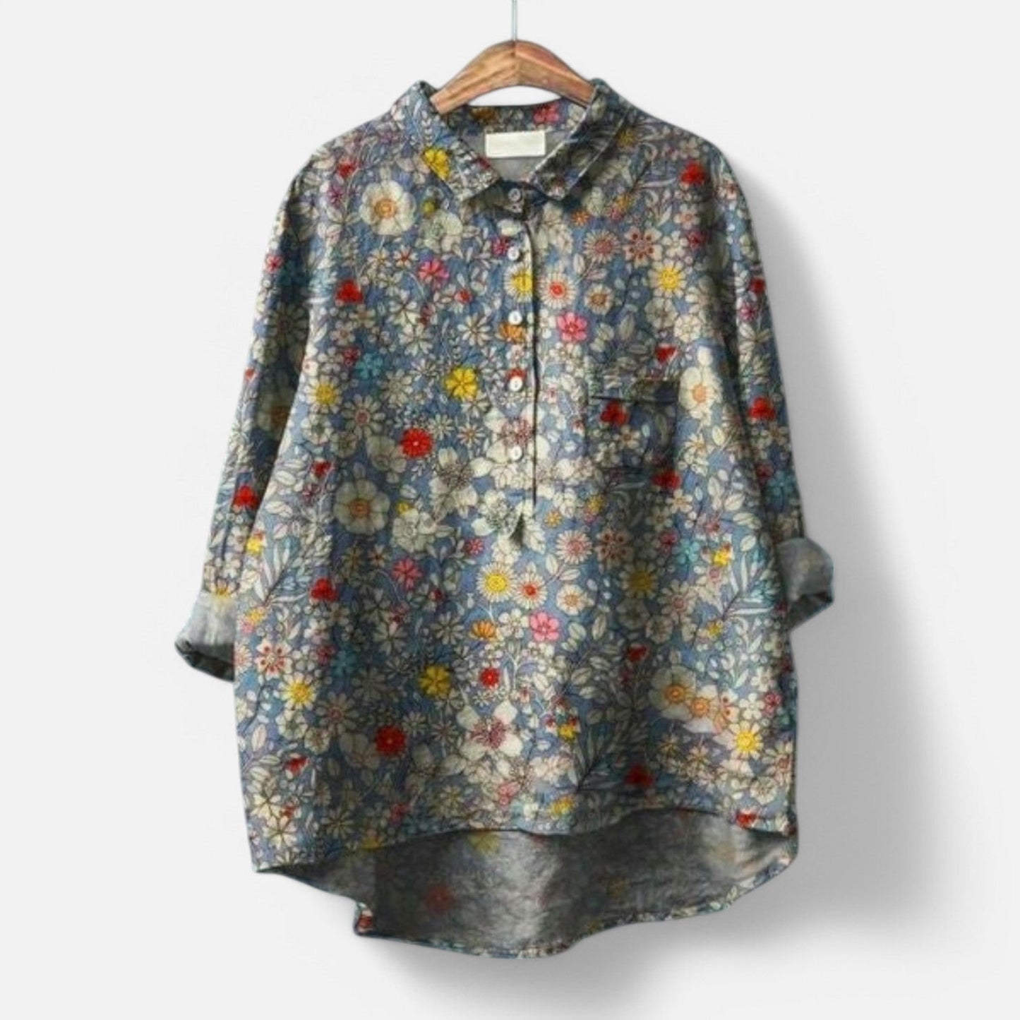 Kiara™ | Stylish Loose Fit Floral Blouse