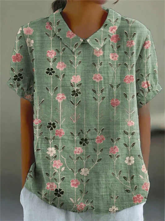 Inga | Stylish Casual Floral Blouse