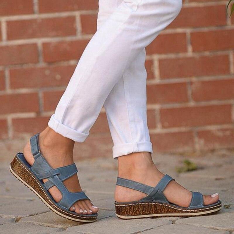 Women's Orthopedic Summer Sandals with Adjustable Straps and Grip Sole